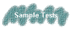 Sample Tests